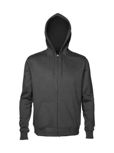 Sudadera con Capucha para Hombre de Alta Calidad OEM, Cierre de Cremallera, Corte Regular, Poliéster/Algodón, Transpirable y Antiarrugas - Product Image 3