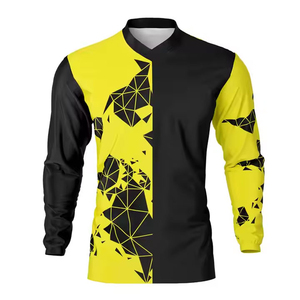 Maillot de course personnalisé, maillot de motocross, impression sérigraphique de qualité adorable, tissu respirant, vêtements de course automobile, maillot de motocross haut de gamme - Product Image 1