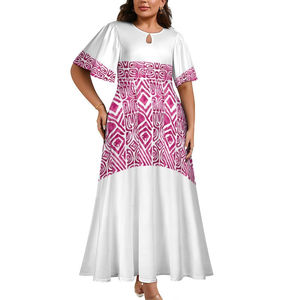 Vestidos Polinesios con Estampado Personalizado de Alta Gama, Estilo Tribal, Estilo Fiesta, Vestido Mexicano - Product Image 4