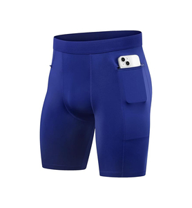 Pantalones Cortos de Compresión para Gimnasio y Fitness de Verano, con Logotipo Personalizado, Cintura Alta, para Correr, Servicio OEM, Pantalones Cortos de Compresión para Hombre - Product Image 6