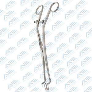 240 Mm Kogan Endocervical Speculum Offset Ring Handles Fenestrated Jaws Gynecological Instruments Grasp Tissues - Product Image 4