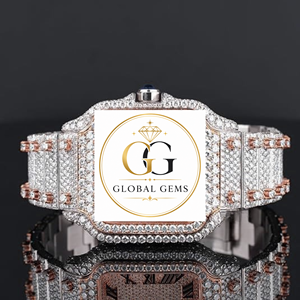 Reloj de Acero Inoxidable con Diamantes de Imitación en Oro Rosa de la Mejor Calidad para Fiestas de Negocios y Uso Diario Disponible al Mejor Precio - Product Image 2