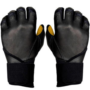 Gants de frappe de baseball en cuir performants, doigts souples, rembourrés, design respirant, forte adhérence, fermeture auto-agrippante pour - Product Image 5