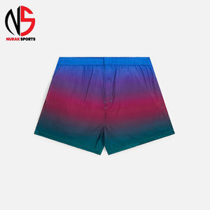 Survêtement décontracté pour homme avec logo personnalisé imprimé, coupe-vent léger en nylon zippé, short et broderie dégradée tie-dye pour 2026 - Product Image 5
