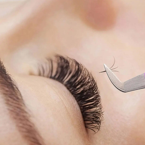 Pinzas para extensión de pestañas para cuidado de belleza, instrumentos para pestañas con logotipo personalizado, estilo de agarre de diamante. - Product Image 6