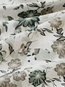 Men's High Quality Floral Printed Linen/Cotton Casual Shirt Turn-<b>Down</b> Collar Single Button Full Sleeve Woven Breathable Summer - Product Image 5