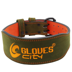 Cinturón de Levantamiento de Pesas Profesional Personalizable con Cuero Vacuno, Soporte Ajustable, Características de Seguridad para Gimnasio - GLOVES City - Product Image 5