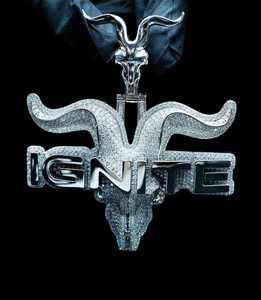 Ignite จี้กระโหลกหัวกระโหลกแพะ925เงินหรูหราแกนเสน่ห์ unisex สวมใส่ได้ทุกวันเครื่องประดับเงิน925 - Product Image 2