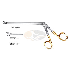 JACKBILLY Love-Gruenwald Intervertebral Disc Rongeur 45 Degree Angle 3x10mm <b>Bite</b> 11 Inch Shaft Surgical Stainless Steel - Product Image 5