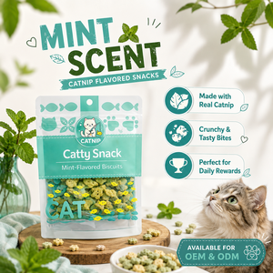 Nourriture pour chats OEM à la catnip naturelle |   Croquettes Premium pour les Marques Internationales d'Articles pour Animaux de Compagnie - Product Image 5