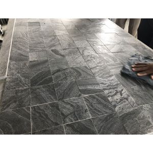 Dalles en pierre d'ardoise gris argenté naturel pour revêtements muraux, revêtements de sol, pavage extérieur et projets d'aménagement paysager - Product Image 5