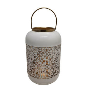 Lanterne de petite taille, finition polie, pour la maison, le salon et les tables de mariage, éclairage décoratif au sol, utilisation décorative, lanterne en métal et en verre - Product Image 4
