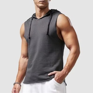 Nouveau Hoodie de Sport pour Homme en Coton Tissé 100% Supérieur, Respirant, avec Poches et Boutons, Idéal pour l'Été - Product Image 5