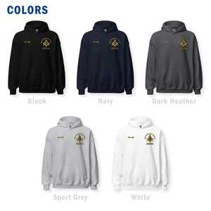 เสื้อฮู้ดฟรีเมสัน Masonic Regalia แบบสั่งทำพิเศษ ไซส์ใหญ่ กันน้ำ ไม่หดตัว ผ้าฝ้าย 100% เสื้อฮู้ดฤดูหนาวพร้อมลายพิมพ์ตามสั่ง - Product Image 3