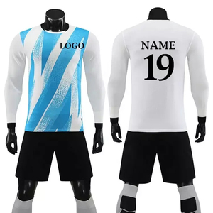 Conjunto de Uniforme de Fútbol Personalizado de Alta Calidad, OEM ODM, Camiseta de Fútbol, Kit Completo para Equipo, Corte Automatizado, Sublimación de Alta Calidad - Product Image 2