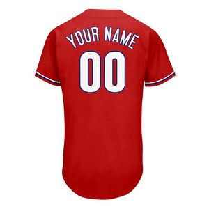 Maillot de baseball personnalisé de qualité supérieure, respirant, pour l'extérieur, de qualité supérieure, pour toutes les équipes, vêtements de sport, maillot de baseball à boutons - Product Image 4