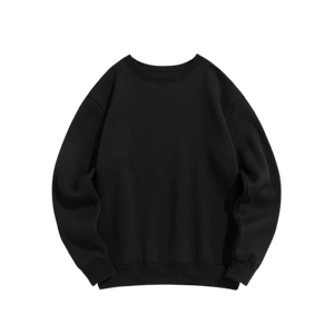 Sweat-shirt blanc à col rond coupe-vent en polaire pour femme, broderie florale, imprimé en relief, mélange polyester/coton, tricoté oversize, été - Product Image 1