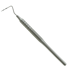 Outil de Diagnostic de Source d'alimentation manuelle de sonde d'examen dentaire en acier inoxydable à une extrémité de précision pour le dépistage de la santé bucco-dentaire - Product Image 1