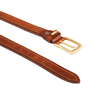 Cinturón de Cuero Vacuno Genuino para Hombre, Casual, con Hebilla de Aleación, Duradero, Sólido, Ajustable, 3.5cm de Ancho, 110cm de Largo, Alta Calidad - Product Image 3