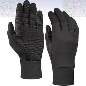 Nouveaux gants de sécurité en cuir noir coupe-vent et chauds, antidérapants, à doigts complets, pour le cyclisme et les sports d'hiver, pour cyclistes et coureurs - Product Image 3