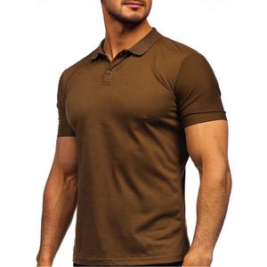 2024 gros coton personnalisé pour Polo pour hommes à manches courtes col montant uniformes d'affaires pour printemps saison été T-Shirt - Product Image 3