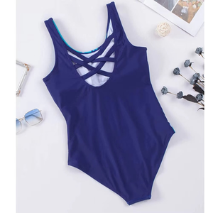 Maillot de bain une pièce pour homme de qualité supérieure, best-seller, logo personnalisé, respirant, spandex/polyester, imperméable, réversible - Product Image 4