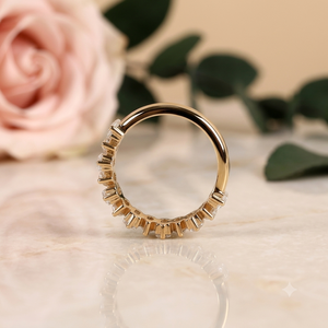 925 Sterling <b>Silver</b> <b>Emerald</b> Cut Marquise Moissanite Engagement <b>Ring</b> 18K Gold Plated Romantic Geometric Anniversary <b>Ring</b> for - Product Image 2