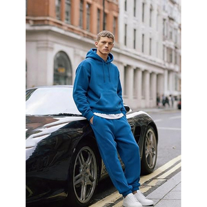 Men Training Tracksuit <b>Set</b> Full Zip Hoodie with Sweatpants Casual Gym Fitness Sportswear Daily Outfit - Product Image 6