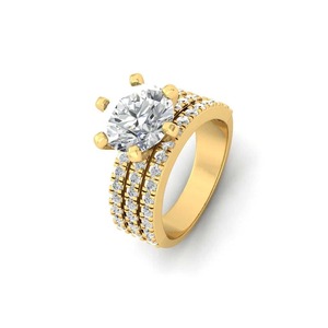 925 Sterling <b>Silver</b> Diamond Tennis Band <b>Eternity</b> <b>Ring</b> for Women Girls Moissanite Gemstone Engagement <b>Ring</b> Wedding Jewelry - Product Image 2