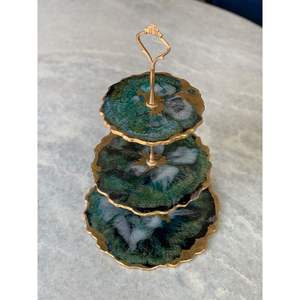 ขาตั้งเค้กเรซิ่นงานฝีมือสุดหรูสำหรับเสิร์ฟเค้กระดับพรีเมียม ยี่ห้อ RR ENTERPRISES ผลิตในอินเดีย - Product Image 2