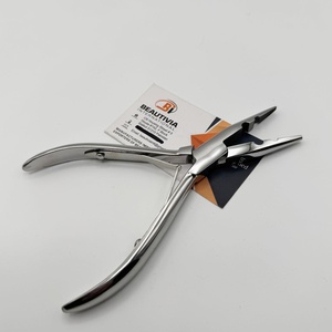 Pinzas para Extensiones de Cabello Beautivia, Herramienta Profesional de Acero Inoxidable para Instalación y Remoción, Pinzas para Cabello de 2 Orificios, Más Vendidas - Product Image 6