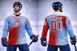 Nouveau style 2026 – Maillot de hockey sur glace professionnel personnalisé en polyester respirant, séchage rapide, haute qualité, coupe régulière, 280g, manches courtes - Product Image 4