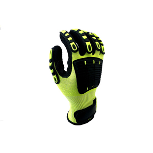 Guantes de Seguridad de Cuero Genuino con TPR, Resistentes a Altas Temperaturas, Anti-Corte, Anti-Escaldaduras, con Muñequera Elástica - Product Image 2