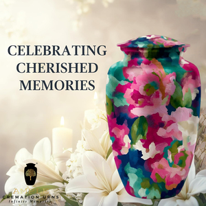 โกศบรรจุอัฐิแบบอเมริกันลายดอกไม้สุดหรู ขนาดสำหรับผู้ใหญ่ ทำจากโลหะ สำหรับใส่เถ้ากระดูก ทำด้วยมือ สวยงาม เป็นมิตรกับสิ่งแวดล้อม ทนทาน ใช้เป็นที่ระลึก - Product Image 6