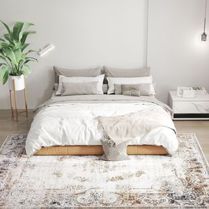 8x10 Boho marrone Area tappeto macchina lavabile tappeto Set per soggiorno camera da letto sala da pranzo cucina ufficio casa - Product Image 2