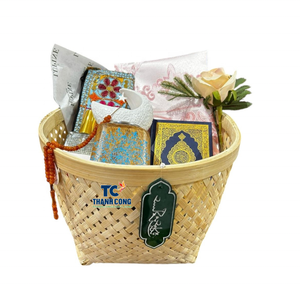 PANIERS EN BAMBOU solides et durables pour une utilisation à long terme Beaux PANIERS EN BAMBOU POUR LES Paniers cadeaux et la décoration du festival EID - Product Image 1