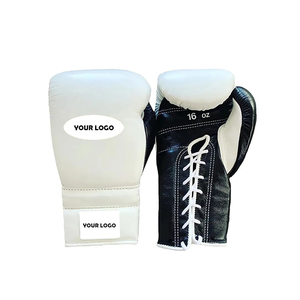 Juego de Boxeo Profesional de Piel Sintética PU Original en Blanco y Negro, Personalizable al por Mayor, de Alta Calidad, Nuevo - Product Image 5