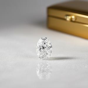 Diamant non monté certifié IGI 8.03 ovale VS2, diamant cultivé neuf - Product Image 3