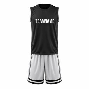 Custom Unisex Sleeveless <b>Volleyball</b> Jersey Tank Top Shorts <b>Set</b> 100% Polyester Elastic Waist Custom Sublimation Quick Dry - Product Image 1