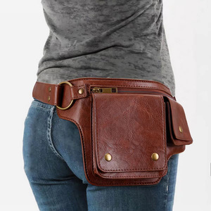 Sac de cuisse en cuir prêt pour le voyage, pochette utilitaire sécurisée pour la jambe, sac de rangement multifonctionnel et tendance, sangle réglable, léger et élégant - Product Image 3
