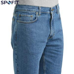 กางเกงยีนส์ขาสั้นผู้ชายคุณภาพสูงสำหรับฤดูร้อน ทรงหลวม สไตล์ลำลอง มีเข็มขัดและกระดุม ลุคเท่ๆ สำหรับหนุ่มๆ - Product Image 6