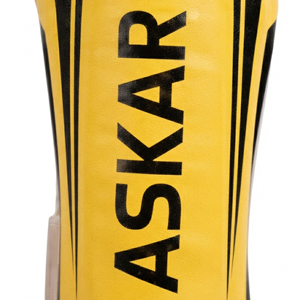 อุปกรณ์ป้องกันหน้าแข้ง ASKAR สีเหลือง ทำจาก PU สำหรับการฝึกซ้อมมวยและศิลปะการต่อสู้ เหมาะสำหรับทุกเพศ ทนทาน - Product Image 2