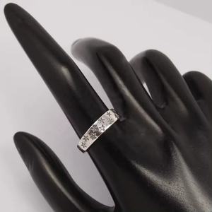 แหวนเงิน925วงกว้างรูปดาวน่ารักเครื่องประดับดีไซน์เรียบขายดีที่สุดจากผู้ผลิต - Product Image 2