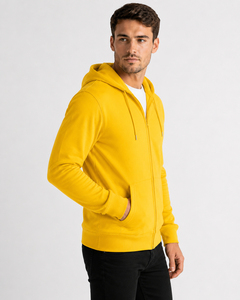 Top Trending Stylish <b>Men</b> Zipper Hoodies Winter Fleece Waterproof OEM Service Breathable Soft Comfort Wholesale Reasonable Rate - Product Image 2