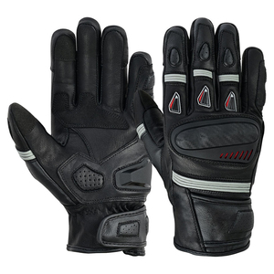 Guantes de Motocicleta de Cuero con Puño Largo, Aislantes Térmicos, Impermeables, para Invierno, Motocross, Unisex - Product Image 1