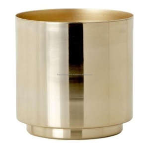 Tarro de vela de Metal de alta calidad, Metal ligero, otros portavelas, contenedor de cera, tarro de vela Premium chapado en oro de Metal listo - Product Image 2