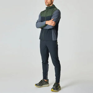 Nuevos Trajes Deportivos para Hombre con Logotipo Personalizado, Impermeables, Ligeros, de Poliéster y Nailon, Chaqueta Cortavientos para Exteriores, Servicio OEM - Product Image 1