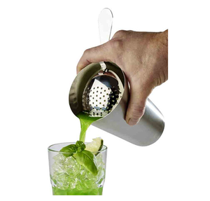 Cuchara Coladora de Hielo de Acero Inoxidable Plateado Ecológica de Calidad Superior con Mango Corto - Product Image 3