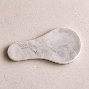 Handmade Marble <b>Spoon</b> Rest Kitchen Tool Organizer With Durable Surface For Daily Cooking And <b>Serving</b> - Product Image 2