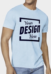 Camiseta de Manga Corta para Hombre, Corte Ajustado, 100% Algodón, Impresión Personalizada con Logotipo Frontal, Estilo Casual Elegante, Serigrafía - Product Image 6